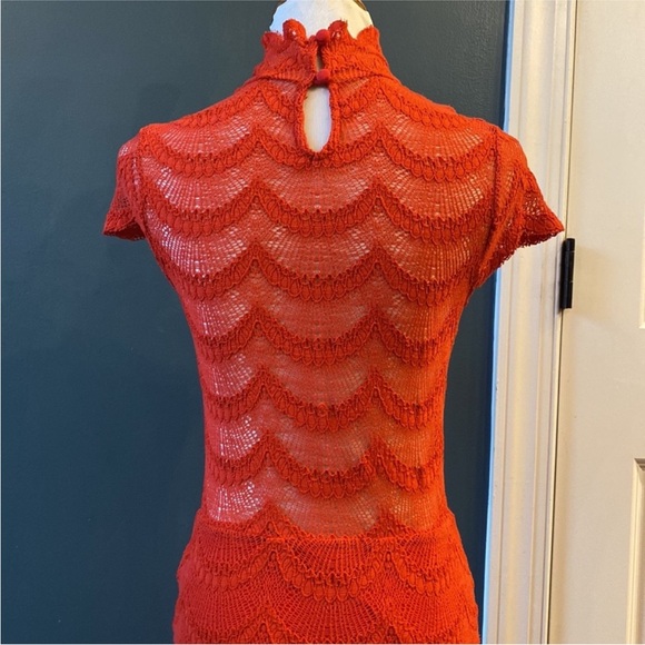 Free People Nightcap Red Lace Dress - Picture 3 of 11